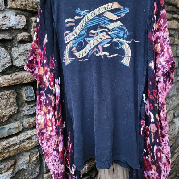 ZZ Top Upcycled Band Tee Tshirt - Picture 3 of 3